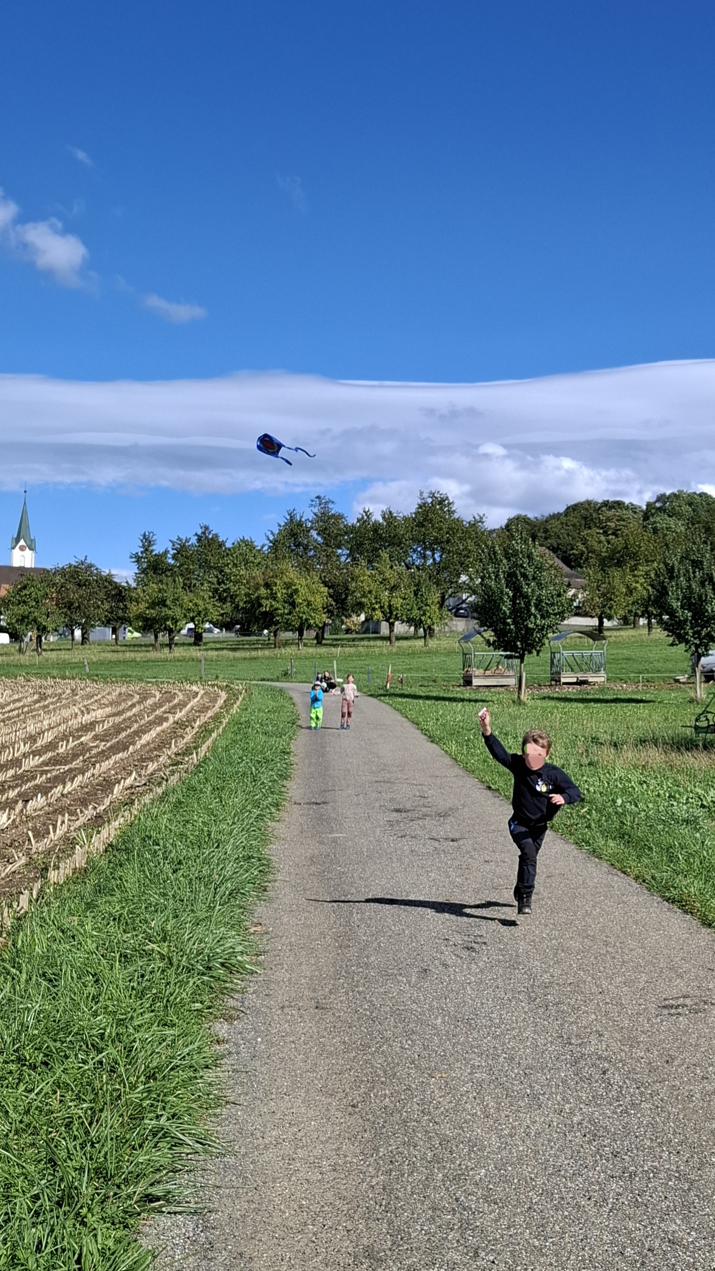 Drachen fliegen lassen