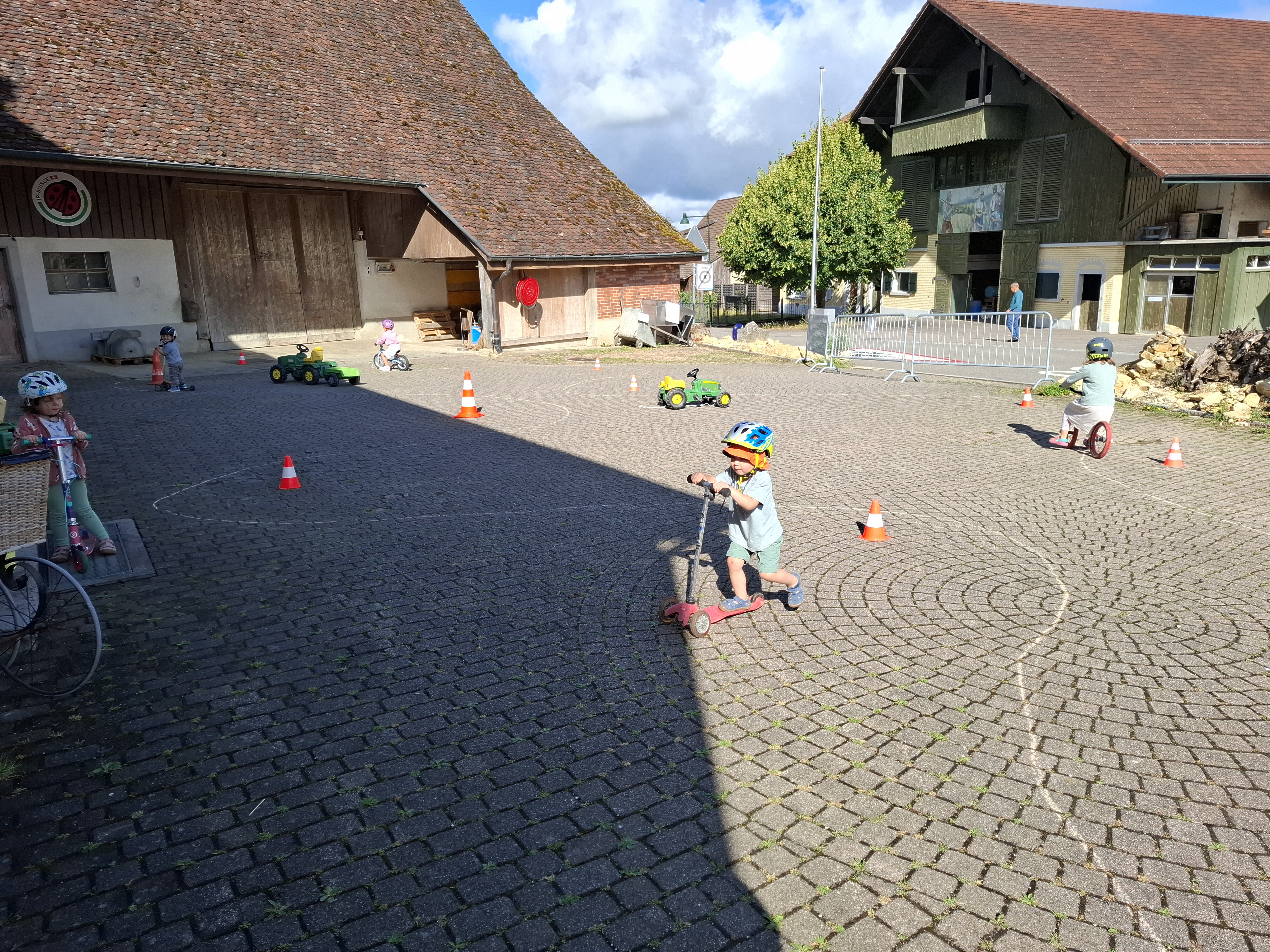 Fahrspass auf dem Rössliplatz