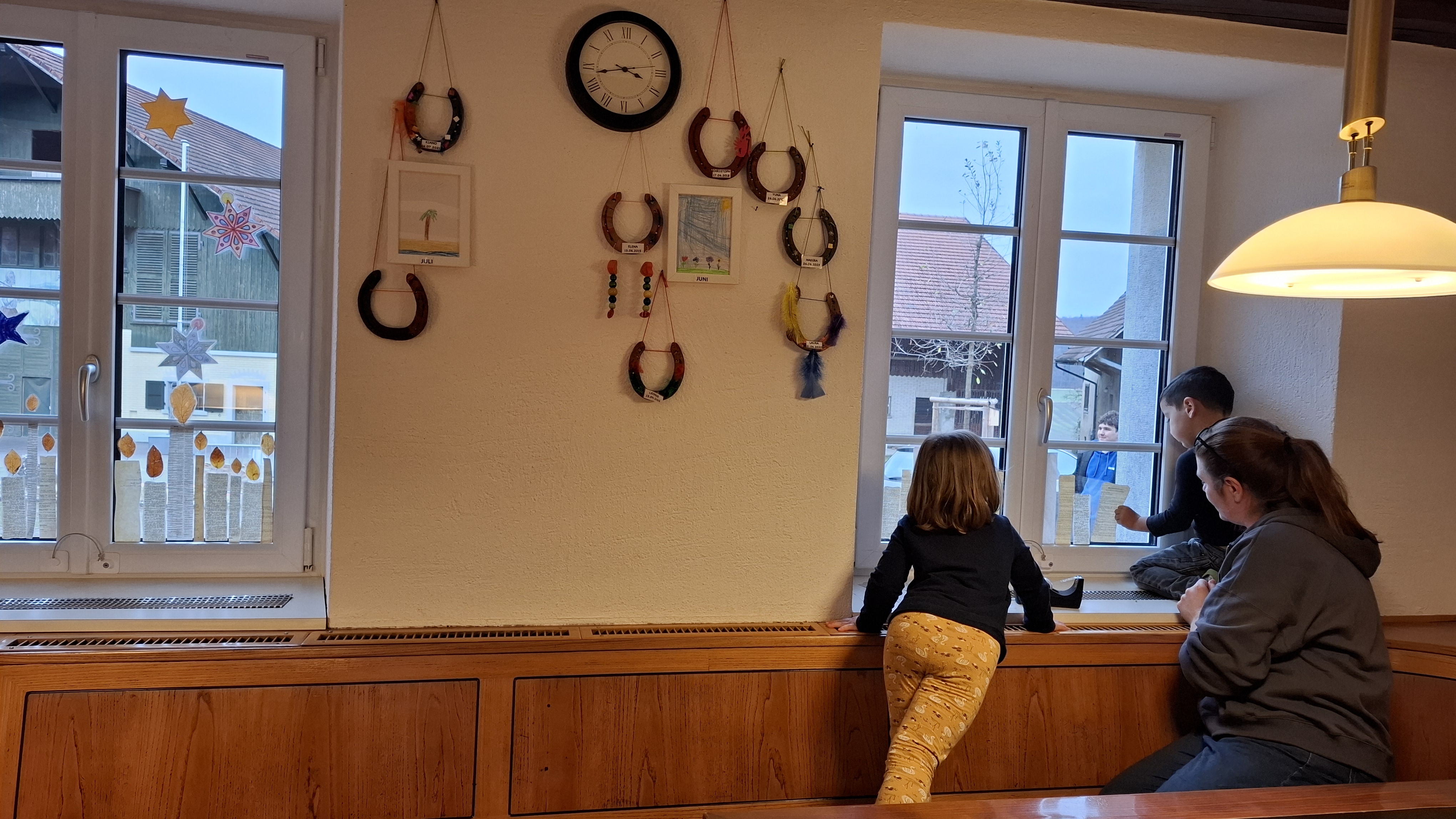 Fensterdeko für Weihnachten